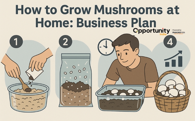 How to Grow Mushrooms at Home: Business Plan?
